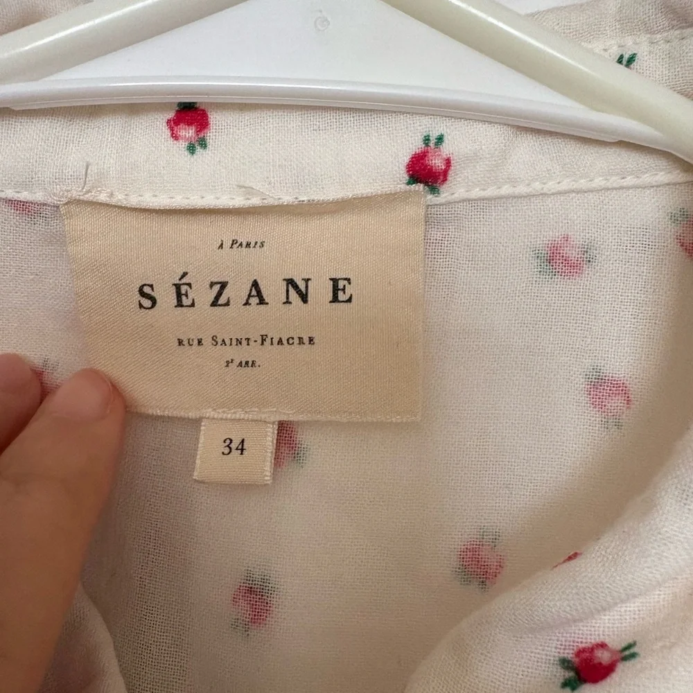 Sezane Short Sleeve Blouse - Picture 6 of 8